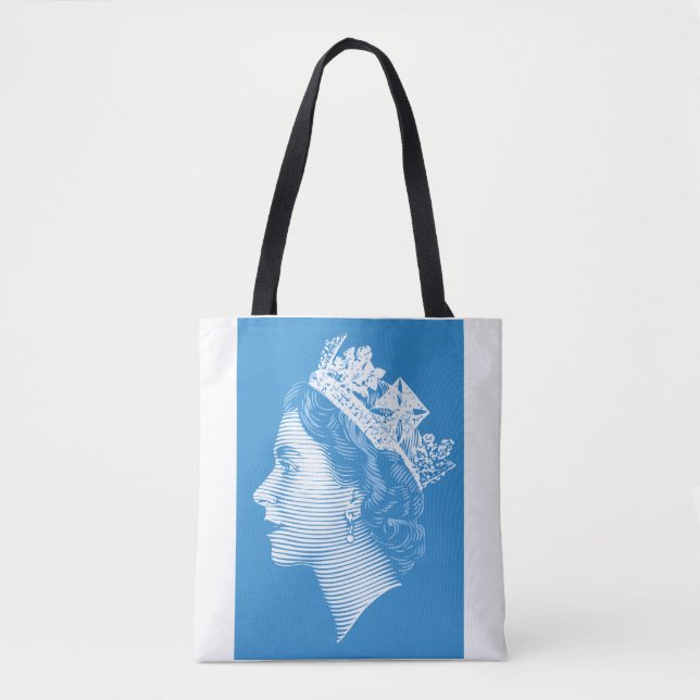 BOLSO DE TELA QEEN ELIZABETH II (Anverso)