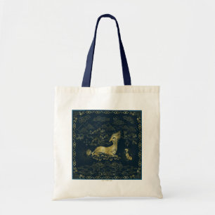 Bolso De Tela Qilin En Rest Golden Tapestry
