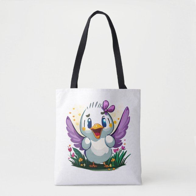 Bolso De Tela Quackin' Cute (Anverso)