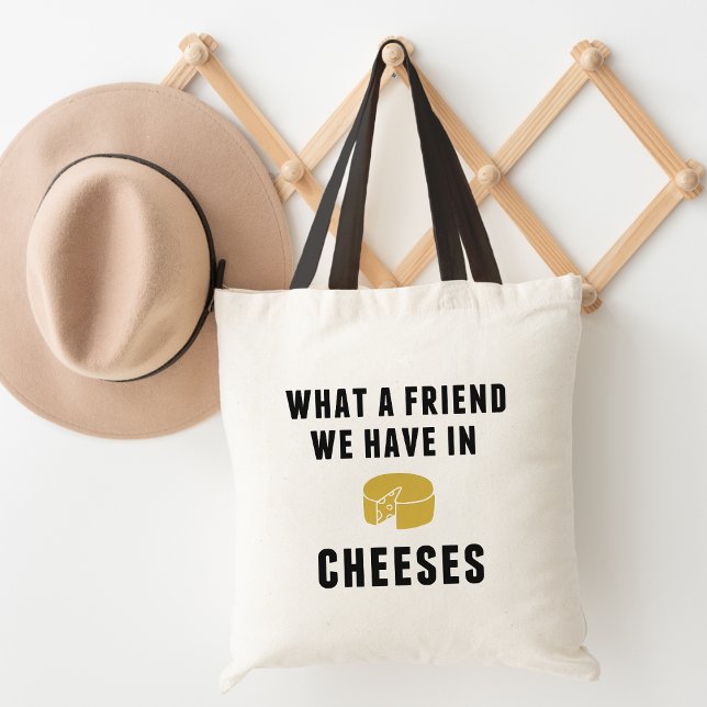 Bolso De Tela Qué amigo tenemos en quesos (Subido por el creador)