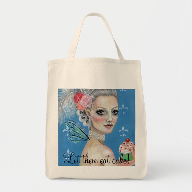 Bolso De Tela Que coman pastel (Frente)