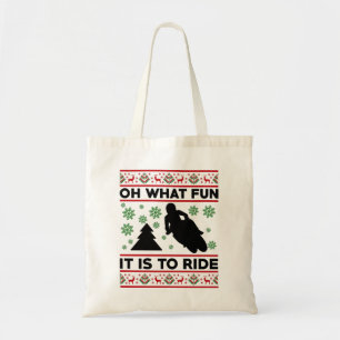 Bolso De Tela Qué divertido es andar en motocicleta Dirt Bike