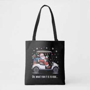 Bolso De Tela Qué divertido es montar en el carrito de golf cond