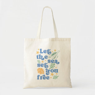 Bolso De Tela Que el mar te libre - Mención de verano retro