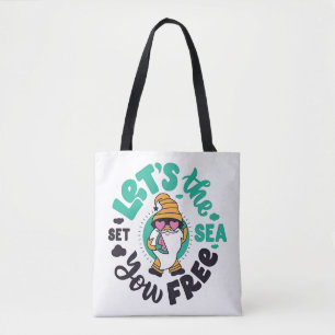 Bolso De Tela Que el mar te ponga en libertad a Gnome Tee