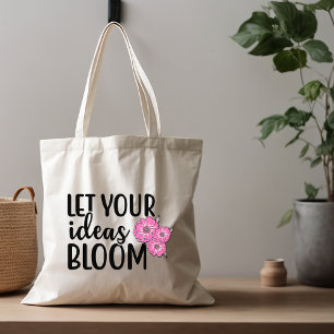 Bolso De Tela Que florezcan tus ideas