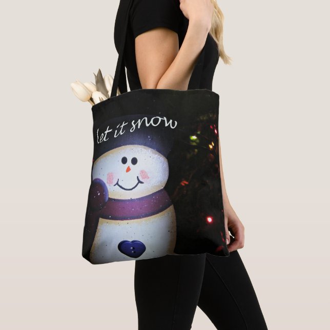 Bolso De Tela Que La Nieve (Detalle)