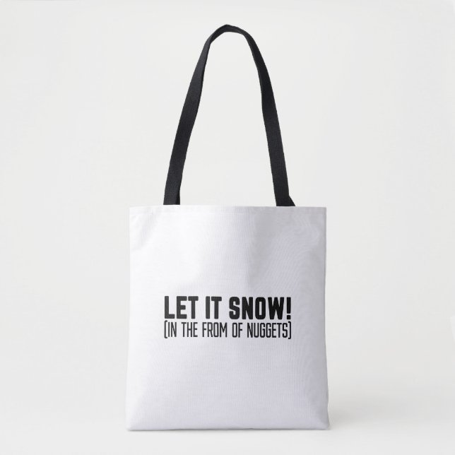 Bolso De Tela Que La Nieve (Anverso)