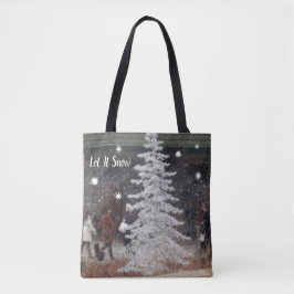 Bolso De Tela Que La Nieve