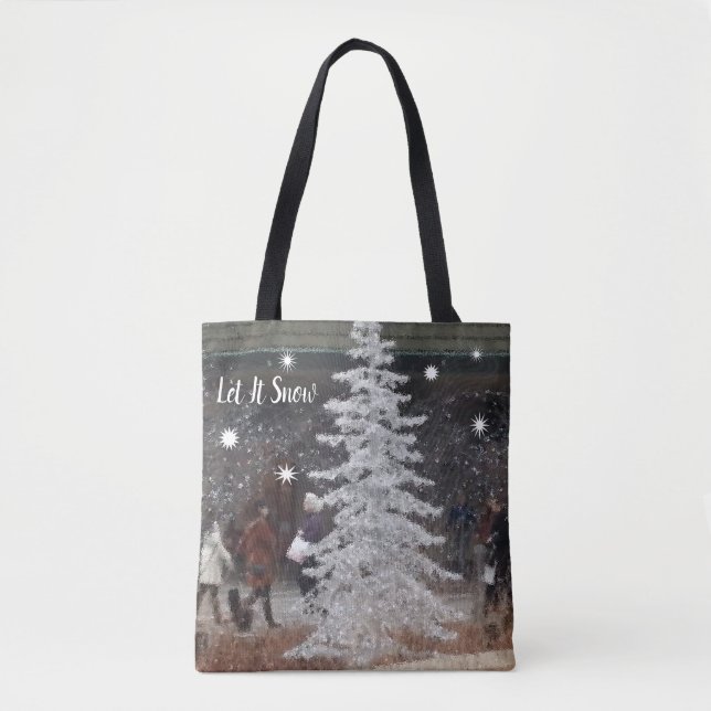Bolso De Tela Que La Nieve (Anverso)