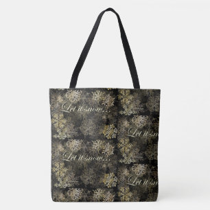 Bolso De Tela Que Nieva Blue Beach Song™ Tote Bag