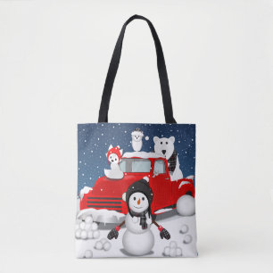 Bolso De Tela Que nieve