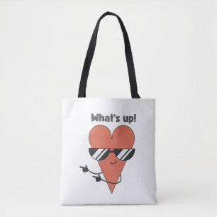 Bolso De Tela ¡Qué pasa! Personaje de Corazón Genial 