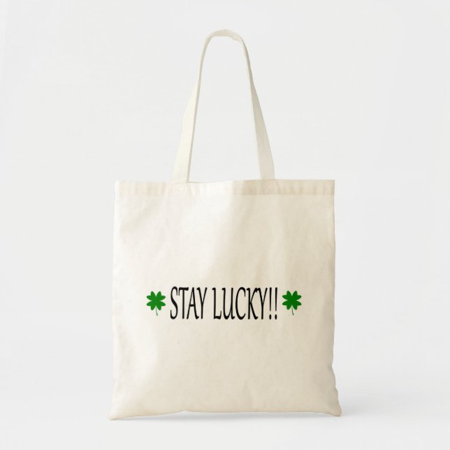 BOLSO DE TELA ¡QUE SIGA LA SUERTE!! (Frente)
