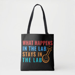 BOLSO DE TELA QUÉ SUCEDE EN EL LABORATORIO ESTANDO EN EL LAB -