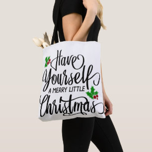 Bolso De Tela Que te den unas vacaciones con Navidades pequeños