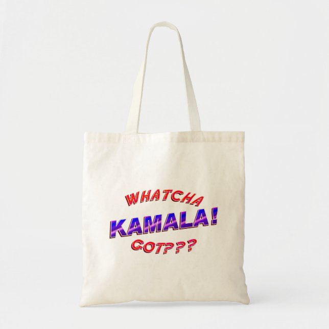 Bolso De Tela ¿¿¿Qué tiene??? ¡Kamala! (Frente)