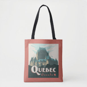 Bolso De Tela Quebec Canadá Château Frontenac