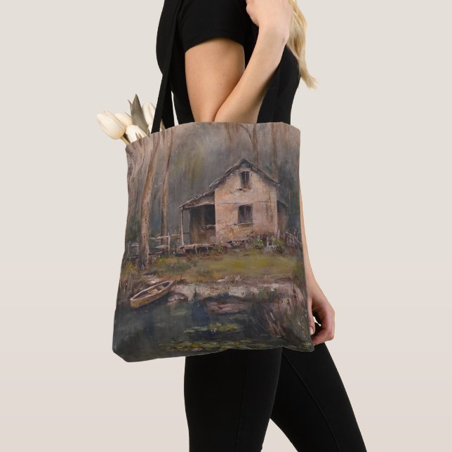 Bolso De Tela "Quedarse" (Detalle)