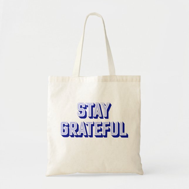 BOLSO DE TELA QUÉDATE AGRADECIDO (Frente)