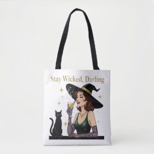 Bolso De Tela "Quédate Malvado, Querido" Tote Bag