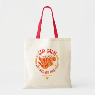 Bolso De Tela Quédate tranquilo Supergirl tiene esto