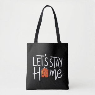 Bolso De Tela Quedémonos en casa