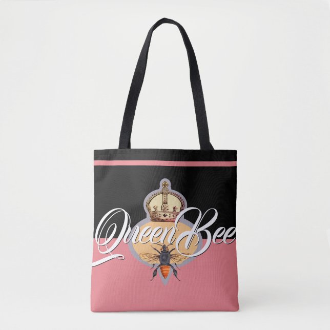Bolso De Tela Queen Bee (Anverso)
