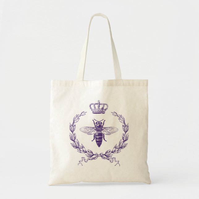 Bolso De Tela Queen Bee (Frente)