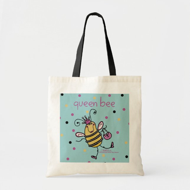 Bolso De Tela Queen Bee (Frente)