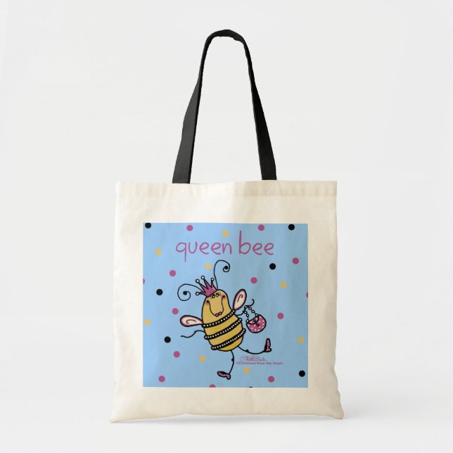 Bolso De Tela Queen Bee (Frente)