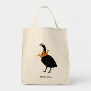 Bolso De Tela Queen Goose