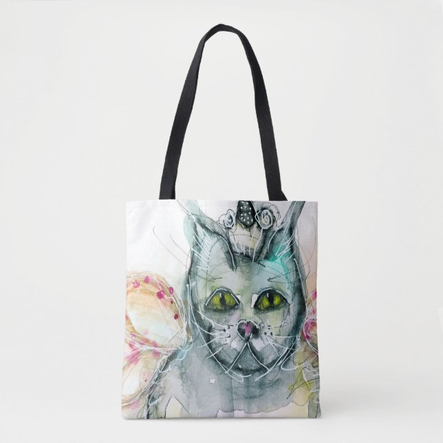 Bolso De Tela Queen Kitten (Anverso)
