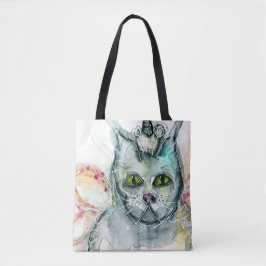 Bolso De Tela Queen Kitten Tote Bag