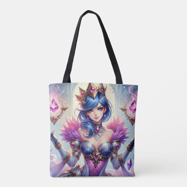 Bolso De Tela Queen Tote Bag (Reverso)