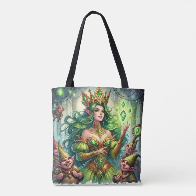 Bolso De Tela Queen Tote Bag (Reverso)