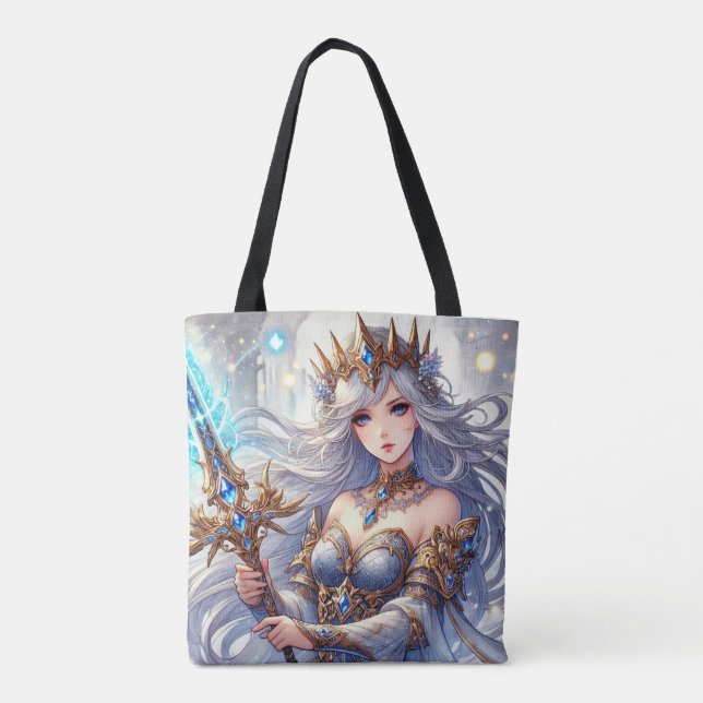 Bolso De Tela Queen Tote Bag (Reverso)