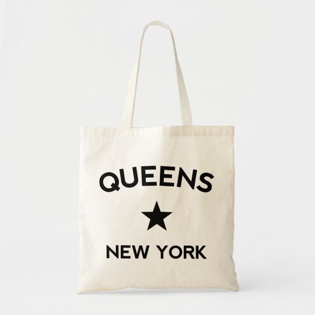 Bolso De Tela Queens New York (Frente)