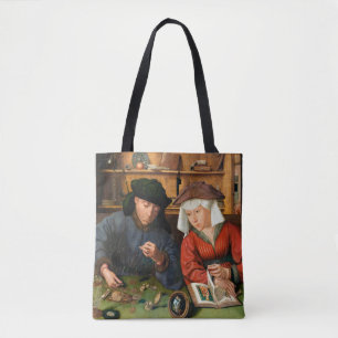 Bolso De Tela Quentin Matsys - El prestamista y su esposa