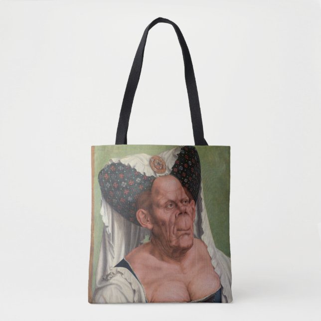 Bolso De Tela Quentin Matsys - Una Grotesca anciana (Anverso)