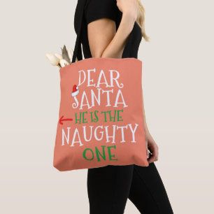 Bolso De Tela Querido Papá Noel Es El Raro Regalo Que Coincide.