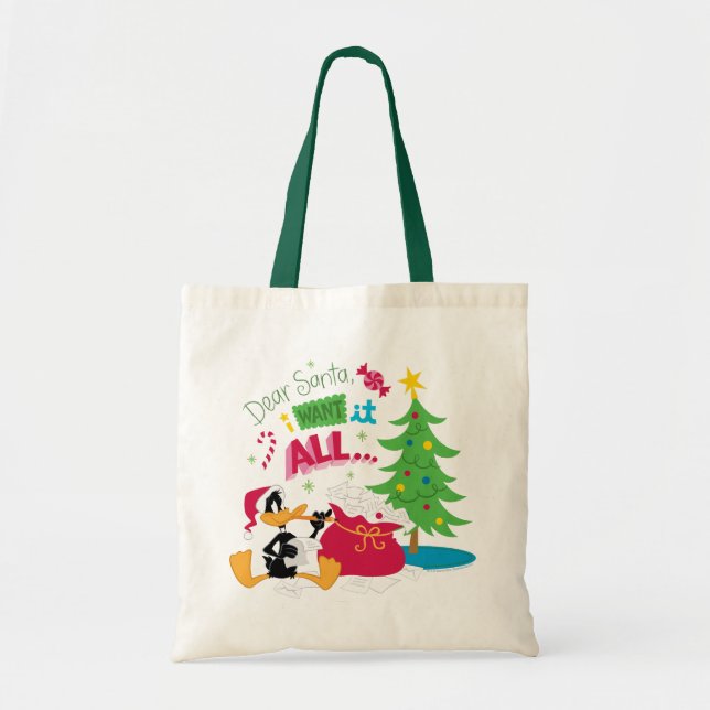 Bolso De Tela Querido Santa (Frente)