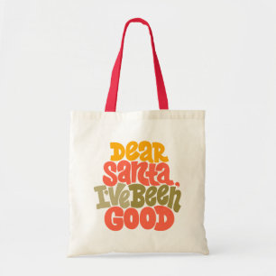 Bolso De Tela Querido Santa, he sido un buen diseño