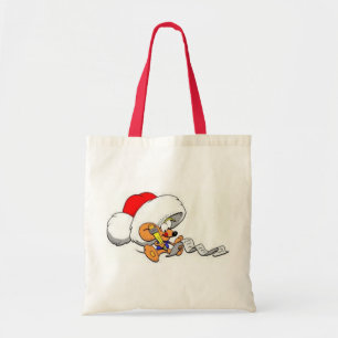 Bolso De Tela Querido Santa Mouse
