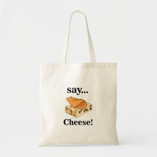 Bolso De Tela Quese Foodie Funny
