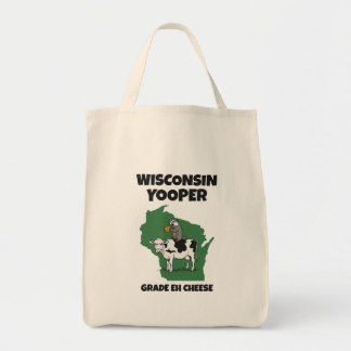 Bolso De Tela Queso divertido de grado Eh de Wisconsin Yooper Va