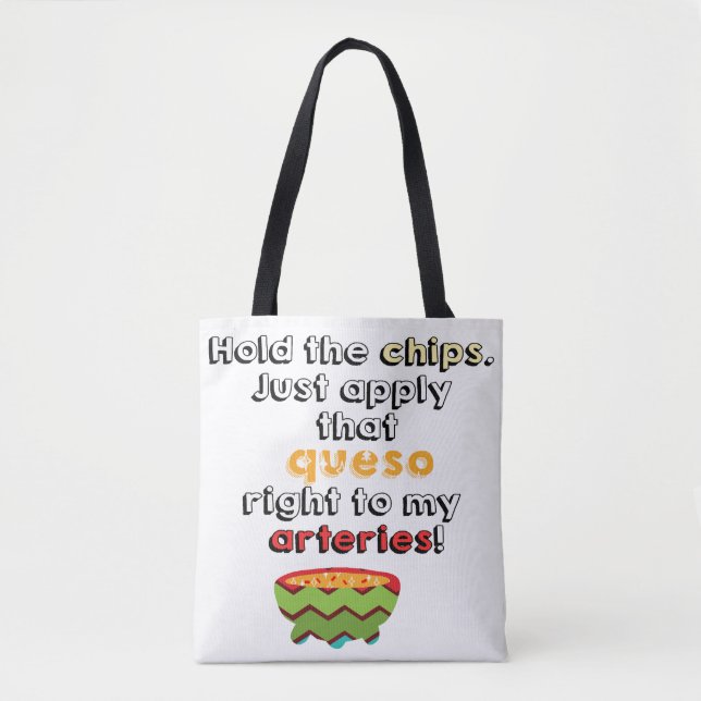 Bolso De Tela Queso Lover (Anverso)