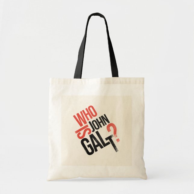 Bolso De Tela Quién es John Galt Ayn Rand Tote Bag (Frente)