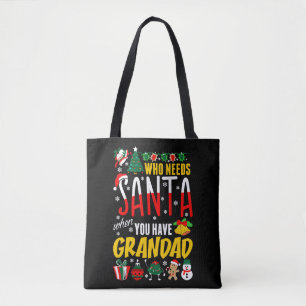 Bolso De Tela ¿Quién Necesita a Santa cuando tienes una camiseta