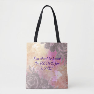 Bolso De Tela Quieres conocer la receta para el Tote del AMOR